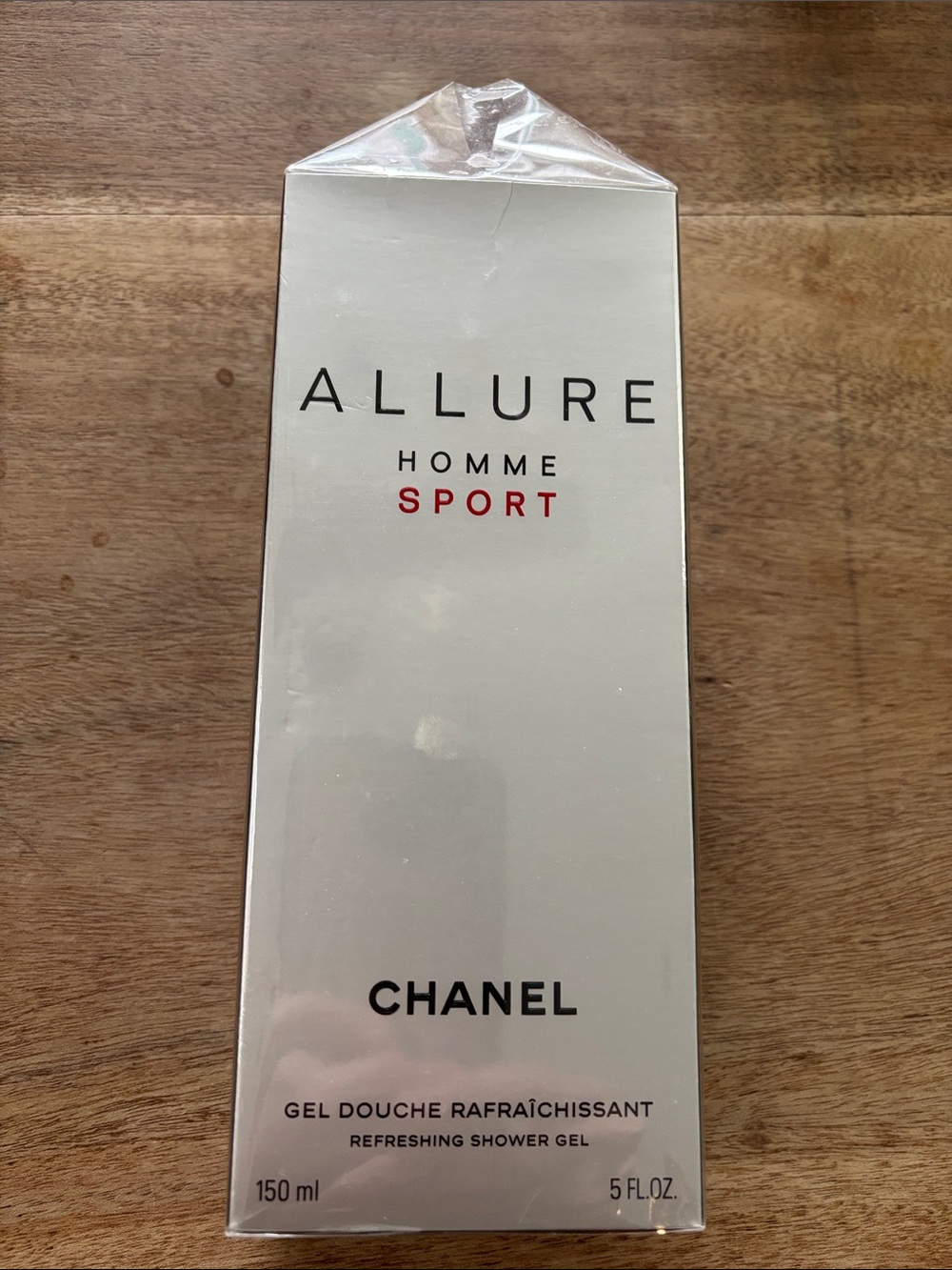 CHANEL Allure Homme Sport Shower Gel - White & Red Accents